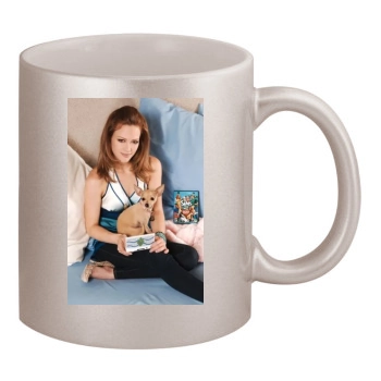 Hilary Duff 11oz Metallic Silver Mug