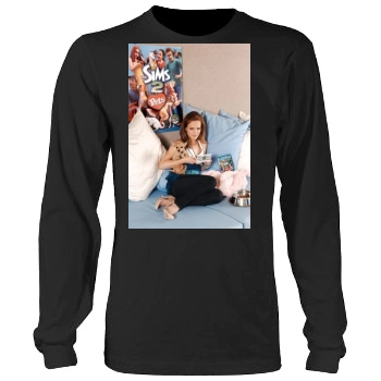 Hilary Duff Men's Heavy Long Sleeve TShirt