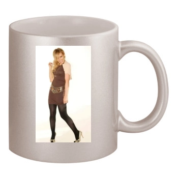 Hilary Duff 11oz Metallic Silver Mug