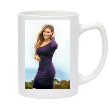 Hilary Duff 14oz White Statesman Mug