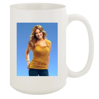 Hilary Duff 15oz White Mug