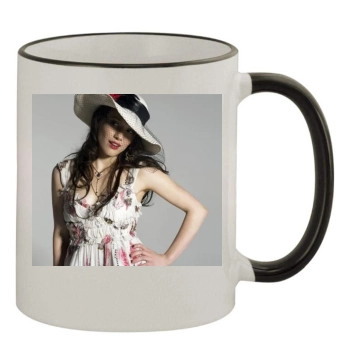 Hilary Duff 11oz Colored Rim & Handle Mug