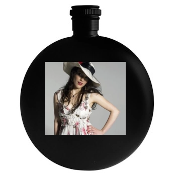 Hilary Duff Round Flask