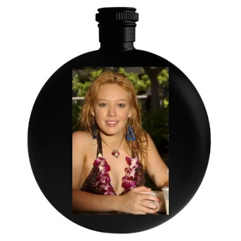 Hilary Duff Round Flask