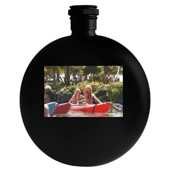 Hilary Duff Round Flask