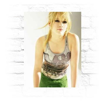 Hilary Duff Metal Wall Art