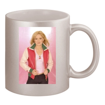 Hilary Duff 11oz Metallic Silver Mug