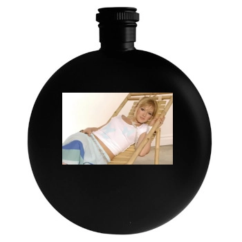 Hilary Duff Round Flask