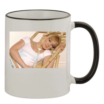 Hilary Duff 11oz Colored Rim & Handle Mug