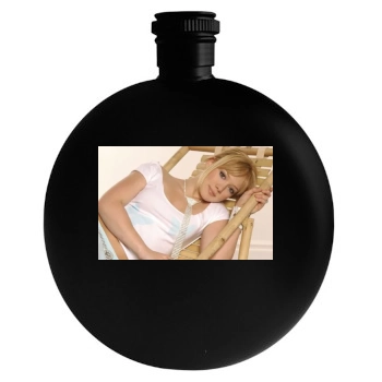 Hilary Duff Round Flask