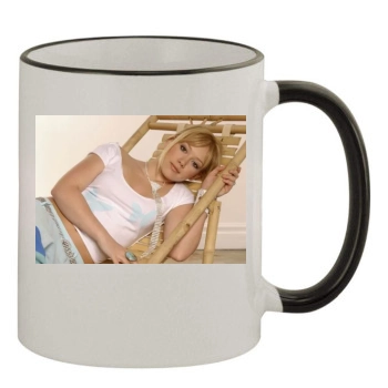 Hilary Duff 11oz Colored Rim & Handle Mug