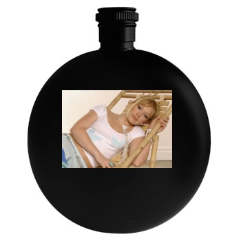 Hilary Duff Round Flask