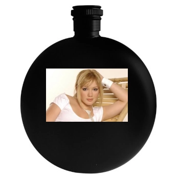 Hilary Duff Round Flask