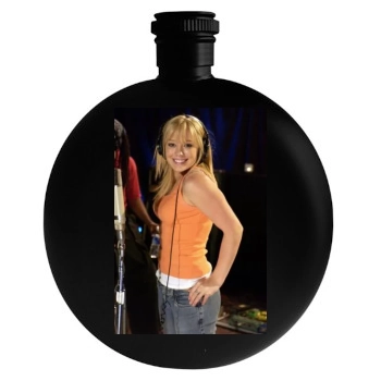 Hilary Duff Round Flask