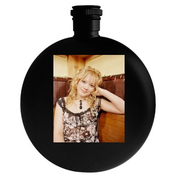 Hilary Duff Round Flask