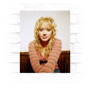 Hilary Duff Metal Wall Art