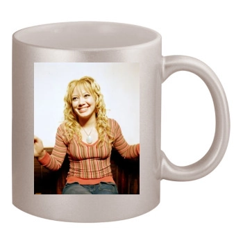 Hilary Duff 11oz Metallic Silver Mug