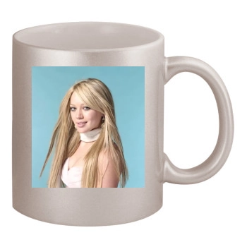 Hilary Duff 11oz Metallic Silver Mug