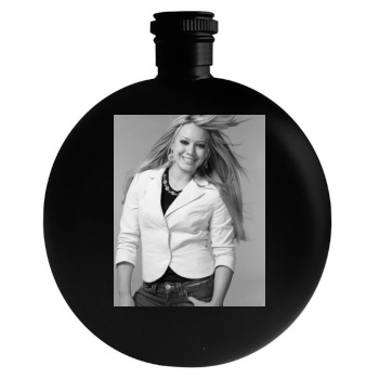 Hilary Duff Round Flask