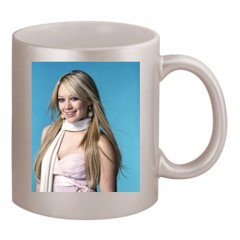 Hilary Duff 11oz Metallic Silver Mug