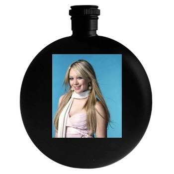 Hilary Duff Round Flask