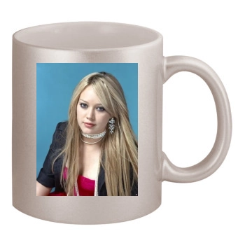 Hilary Duff 11oz Metallic Silver Mug