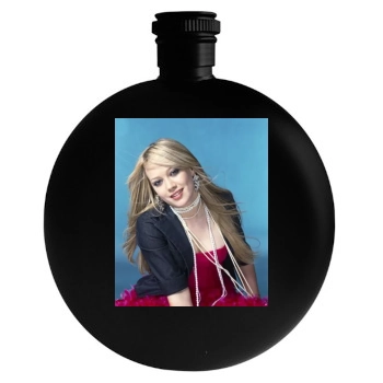 Hilary Duff Round Flask