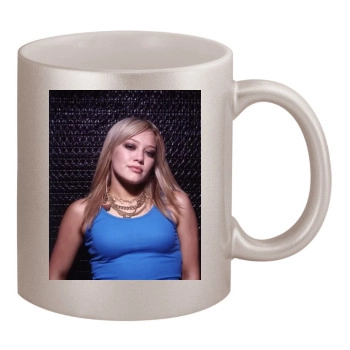 Hilary Duff 11oz Metallic Silver Mug