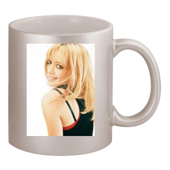 Hilary Duff 11oz Metallic Silver Mug