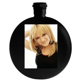 Hilary Duff Round Flask