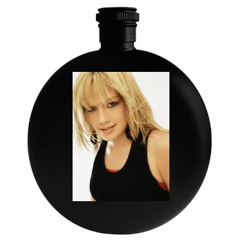 Hilary Duff Round Flask