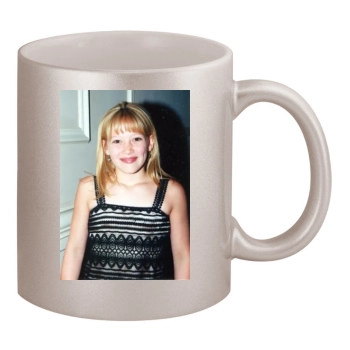 Hilary Duff 11oz Metallic Silver Mug