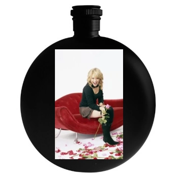 Hilary Duff Round Flask