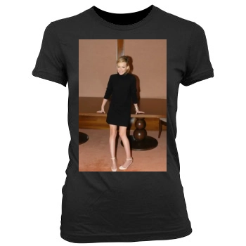 Hilary Duff Women's Junior Cut Crewneck T-Shirt