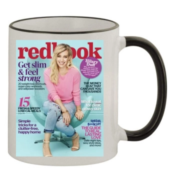 Hilary Duff 11oz Colored Rim & Handle Mug