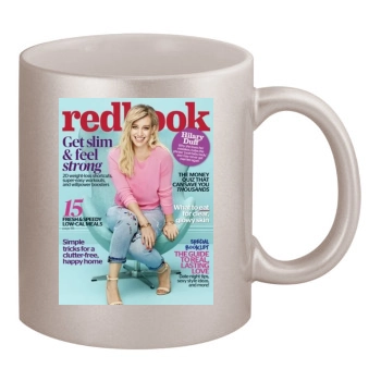 Hilary Duff 11oz Metallic Silver Mug