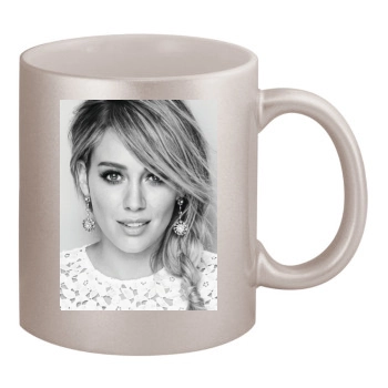 Hilary Duff 11oz Metallic Silver Mug