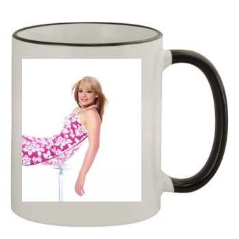 Hilary Duff 11oz Colored Rim & Handle Mug