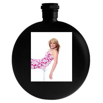 Hilary Duff Round Flask