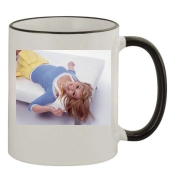 Hilary Duff 11oz Colored Rim & Handle Mug