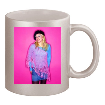 Hilary Duff 11oz Metallic Silver Mug