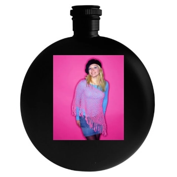 Hilary Duff Round Flask