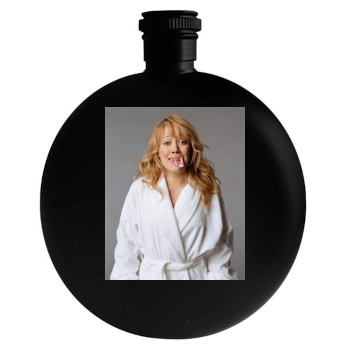 Hilary Duff Round Flask