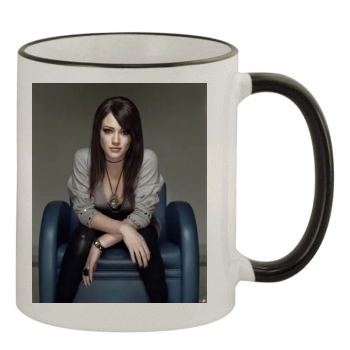 Hilary Duff 11oz Colored Rim & Handle Mug