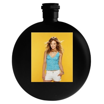 Hilary Duff Round Flask