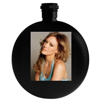 Hilary Duff Round Flask