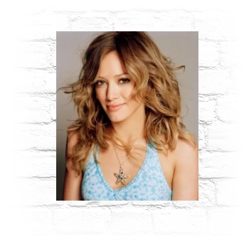 Hilary Duff Metal Wall Art