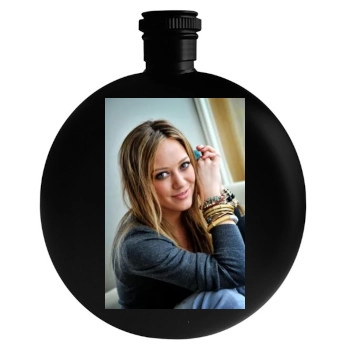 Hilary Duff Round Flask