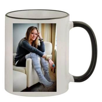 Hilary Duff 11oz Colored Rim & Handle Mug