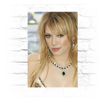 Hilary Duff Metal Wall Art